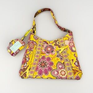 Vera Bradley Bali Gold Shoulder Handbag